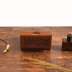 Premium Handmade Wooden Gift Box Luxury Mango Wood Keepsake <b>Storage</b> Box Custom Wooden Gift Box Home Decor Organizer - Product Image 3