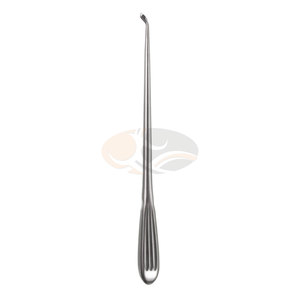 Jackbilly Enterprises Curtte 11, instrument chirurgical orthopédique à angle inversé, taille 3, à bout arrondi, en acier inoxydable, avec manche creux - Product Image 1