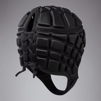 Casque de rugby rembourré en EVA, personnalisable avec logo, double usage, réglable, pour football américain 7 contre 7 et protection de boxe – Vente en gros
