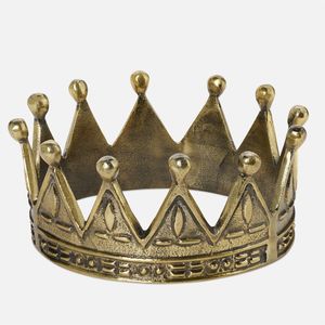 Couronne décorative en métal avec surface polie et motifs complexes, rehaussant l'élégance royale pour la collection d'accessoires de mode - Product Image 6