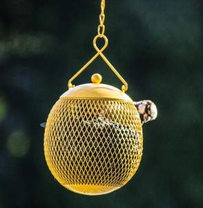 Mangeoire à oiseaux suspendue fil métallique jardin métal maison d'oiseau mangeoire à oiseaux pour l'extérieur métal Durable, résistant à la rouille - Product Image 6
