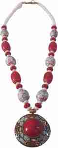 Collier artisanal en résine, léger, nouveau design, best-seller, couleur personnalisée, bijoux pour femmes - Product Image 3
