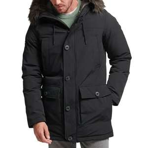 Chaqueta Parka Impermeable con Capucha y Cuello de Piel, Abrigo de Invierno Nuevo, Cálido y Grueso de Forro Polar, Parkas de Moda Casual para Hombre - Product Image 1