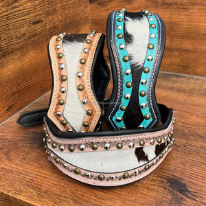 Prix de gros Collier de chien en cuir personnalisé usiné à la main Rivets en cuir de vachette classiques faits à la main Colliers pour animaux de compagnie Cadeaux personnalisés pour chiens - Product Image 6