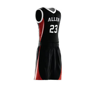 Conjuntos de Uniformes de Baloncesto Transpirables - 100% Poliéster, Colores Personalizables, Logotipo, Diseño Profesional, Secado Rápido, Mejor Precio - Product Image 3