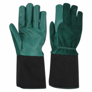Gants de soudage TIG en cuir de chèvre et croûte de vachette pour vêtements de sécurité hivernaux et lutte contre les incendies (vente en gros) - Product Image 4