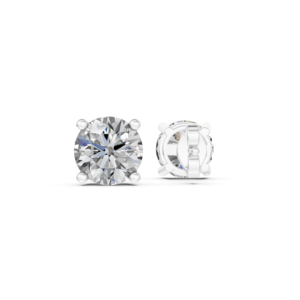 Boucles d'oreilles en or massif 14K 9K 10K 18K avec diamants de laboratoire certifiés IGI, fabricant de bijoux fins éthiques RJC ODM OEM, vente en gros EA501919 - Product Image 5