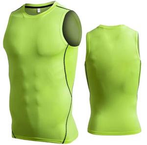 <b>Men's</b> <b>Red</b> Sleeveless Tank <b>Top</b> O-Neck Striped Sporty Breathable Casual Washed Quick Dry Knitted Polyester/Cotton Muscle Fit - Product Image 4