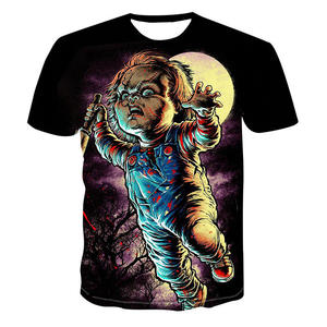 FANTASY WEARS T-shirts décontractés en toile pour hommes, personnalisés, à séchage rapide, respirants, imprimés par transfert thermique, col rond, manches classiques, fabriqués en usine - Product Image 4