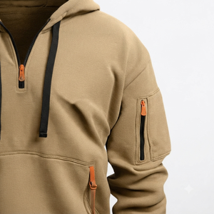 Men's Plus Size 100% Cotton Fleece Tracksuit <b>Sets</b> Solid Pattern Breathable Quick Dry Lightweight Winter Outdoor Wear Customized - Product Image 5