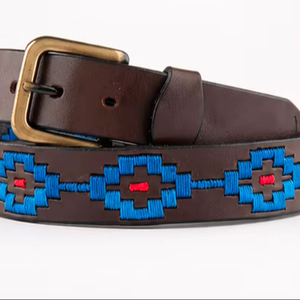 Ceinture en cuir cousue main de style Heritage, fabricant en gros de Divine International India - Product Image 1