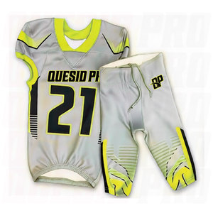 Ensemble de tenues de football américain personnalisées pour jeunes et adultes, vêtements d'entraînement d'équipe, maillot et pantalon de football par sublimation, sac personnalisé inclus - Product Image 2