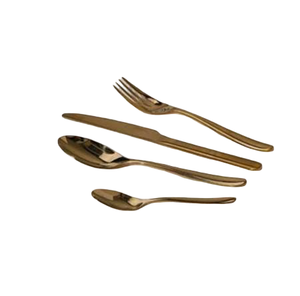 Ensemble de couverts modernes élégants et durables en acier inoxydable pour restaurants, avec cuillères, fourchettes et couteaux argentés et finition miroir - Product Image 6