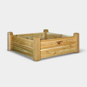 Jardinière surélevée en bois de style moderne avec pieds, pour légumes, herbes et fleurs, idéale pour balcon - Vente en gros - Product Image 2