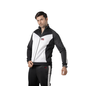 Conjunto Deportivo para Hombre con Bloques de Color, Chaqueta con Cierre y Pantalones Deportivos, Transpirable, para Entrenamiento, con Logotipo Personalizado - Product Image 2
