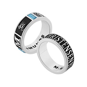 Anillo de Graduación Personalizado de Plata Esterlina 925 para Mujer, Anillo de Ceremonia para Estudiantes de Secundaria y Universidad - Product Image 2