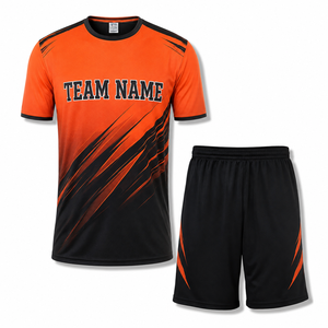 Custom <b>Men</b>’s League Soccer Uniform Sublimated Team Football Jersey Shorts Set Personalized Name Number Lightweight Breathable - Product Image 1