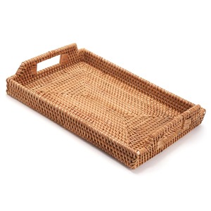 Handcrafted <b>Oval</b> Rattan Serving Tray-REHMAN CRAFT-Woven Foldable Food Grade <b>Coffee</b> <b>Table</b> Home Decor - Product Image 2