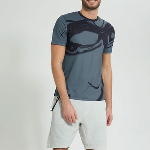 T-shirts de sublimation pour hommes – Vêtements de performance décontractés, respirants, à séchage rapide, en molleton écologique 100 % coton, coupe ample - Product Image 6