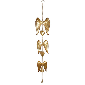 Ornement suspendu en forme d'oiseau en fer forgé, style vintage, fait main pour Noël - Product Image 6