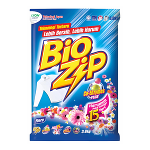 24 paquetes/Ctn 750G Bio Zip Flora detergente en polvo ecológico jazmín Floral lavanda limón perfumado para detergente para ropa - Product Image 3