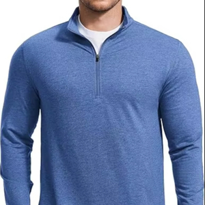 Pull léger à col zippé pour homme - Product Image 1