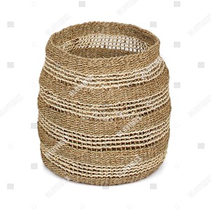 Meilleures ventes : Ensemble de 2 ou 3 paniers de rangement multifonctionnels en jonc de mer rustique et écologique pour tiroirs de cuisine, maison et buanderie - Product Image 2