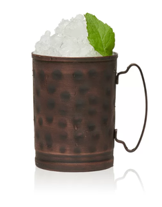 Mug à bière au gingembre de style européen, design martelé, en cuivre antique, réutilisable, pour champagne et vin, pour bar - Product Image 1