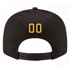 Casquette Snapback Ajustable Noire Or Blanc Brodée Personnalisée avec Visière Plate – Design Premium Brodé – Style Streetwear pour Hommes et Femmes - Product Image 3