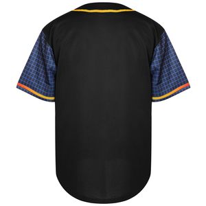 เสื้อเบสบอลแบบขายส่ง ผ้าโพลีเอสเตอร์ 100% ระบายอากาศได้ดี ซับเหงื่อ ติดกระดุม  รับสั่งทำตามแบบ - Product Image 3
