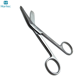 Nouvelles ciseaux de pansement chirurgical de qualité supérieure, forme droite, fabriqués au Pakistan, pour usage chirurgical, par un fournisseur de confiance. - Product Image 6