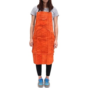 Ropa de Seguridad, Accesorios Industriales, Delantal de Soldadura de Cuero Vacuno, Protección Corporal, Resistente a Chispas y Calor - Product Image 1