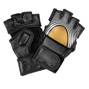 Nouveaux gants de boxe MMA personnalisés, gants d'entraînement et de combat en cuir véritable, gants MMA - Product Image 1