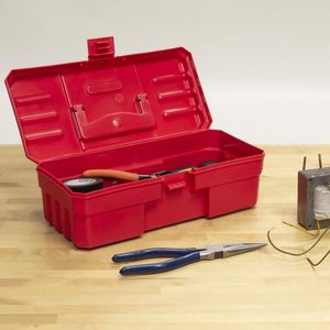 กล่องเครื่องมือพลาสติก ProBox ขนาด 12 นิ้ว รุ่น 09912 สำหรับเก็บอุปกรณ์งานฝีมือ สีแดง - Product Image 3