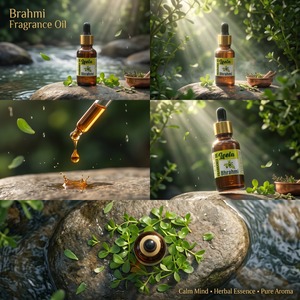 Brahmi Fragrance Oil – Premium Herbal <b>Aroma</b> Oil for Candles, Soap Making, <b>Diffusers</b> & DIY Products | Long Lasting Natural - Product Image 6