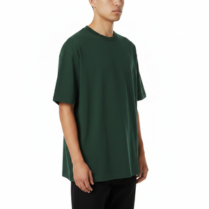 T-shirt unisexe vintage streetwear coupe classique en coton 100% épais 240 grammes, col rond, couleur unie, grandes tailles - Product Image 3