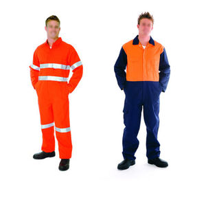 Wholesale Poly Cotton Men’s Work Coveralls Reflective Tape Industrial <b>Construction</b> Safety Overalls Durable Shop Workwear <b>Uniform</b> - Product Image 6