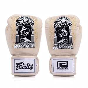 Guantes de Boxeo Fairtex Personalizados en Color Verde, de Cuero Genuino, Ligeros, Impermeables, con Cordones, para Entrenamiento y Sparring de MMA y Muay Thai - Product Image 2