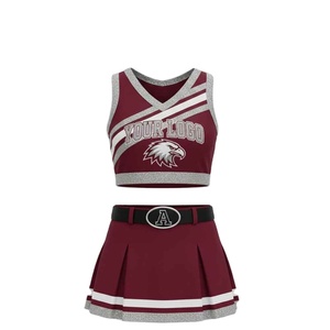 Uniformes de Animadoras al por Mayor para Adultos, Diseño Estampado All Star, Uniformes de Animadoras Sublimados en Spandex con Diseño Personalizado Gratuito - Product Image 3