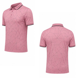 เสื้อโปโลชายแบบกำหนดเอง ผ้าโพลีเอสเตอร์ แห้งเร็ว แขนสั้น สำหรับกอล์ฟ เทนนิส กีฬา ชุดทีม ขายส่งจากโรงงาน รับผลิตแบบ OEM ODM สหรัฐอเมริกา - Product Image 4