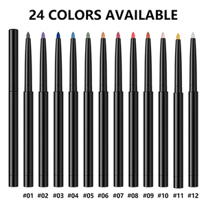 24 Colors Matte & <b>Shimmer</b> Eyeliner Pencil, Waterproof Creamy Gel Liner for Bold & Natural <b>Eye</b> Looks - Product Image 2