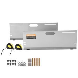 Set di 2 Strumenti per Allineamento Ruote in Acciaio Inox con Piastra di Misurazione dell'Angolo di Convergenza e 4 Aste di Allineamento per Regolazione Ruote Veicoli - Product Image 6