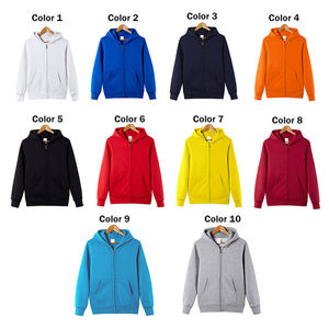 High-Quality Men's Custom Embossed Printing Full Zip Hoodie Embossed Hoodie - Product Image 5