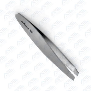 Professional Beauty Instruments Beauty Tools Eyebrow Grooming Custom Color Grip Stainless Steel Eyebrow Tweezers - Product Image 3
