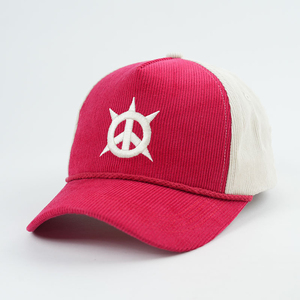 Wholesale Customizable Sports Baseball <b>Cap</b> 100% Polyester Common Fashionable <b>Corduroy</b> Embroidered Logo Curved Outdoor Design - Product Image 6