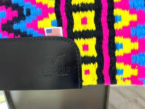 Manaal Enterprises Colorful Patterned Cotton Western Saddle <b>Pad</b> Fleece Lined Polyester Filling Riding Blanket All-Purpose <b>Pad</b> - Product Image 4
