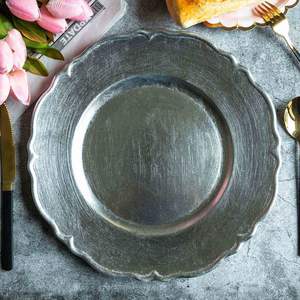 Bandeja de Cobre Galvanizado para Servir Alimentos con Logotipo Personalizado, Precio al por Mayor, Plato de Servir de Primera Calidad - Product Image 5