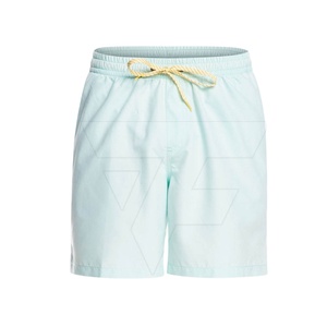 Maillot de bain à séchage rapide pour hommes personnalisé Short de plage 100% coton Motif solide Écologique - Product Image 1