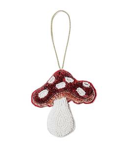 NOUSHAD ARTISANAT - Porte-monnaie rond léger en toile tissée avec perles de verre classiques - Porte-clés - Product Image 2