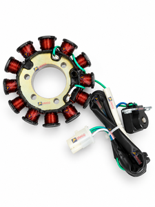 hnda cb shine 125 bs4 12 pole stator coil plate assembly export quality two wheeler spare parts india orado - Product Image 1